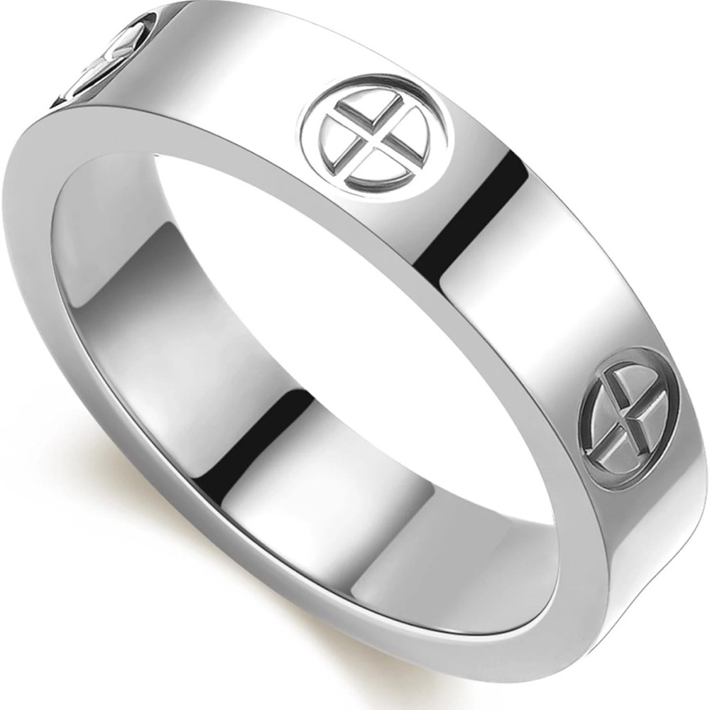 Classic Cross Silver Ring Stainless Steel 

Waterproof - Picture 8 of 8